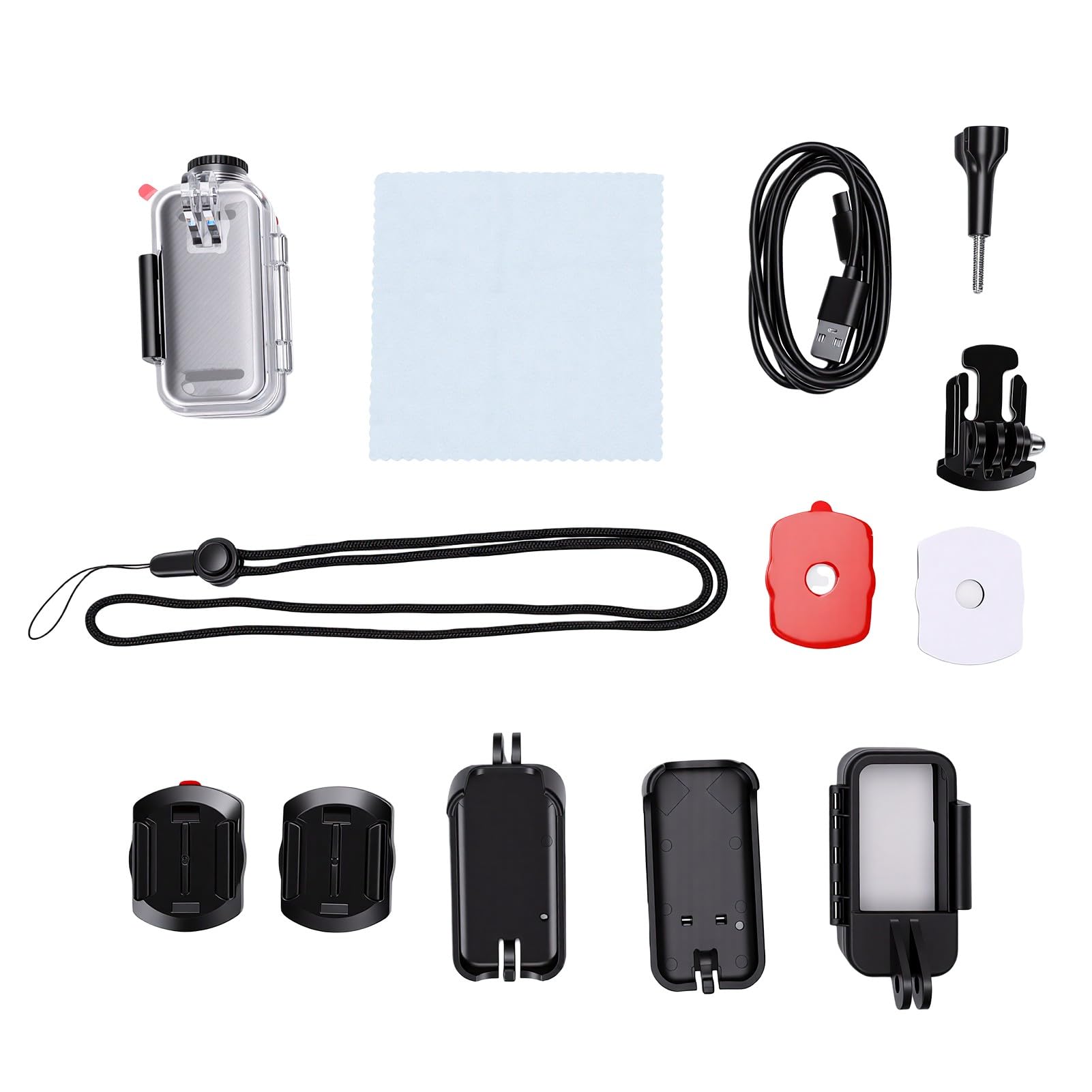 Fotocamera per Vlogging con Action Cam 4K con Custodia