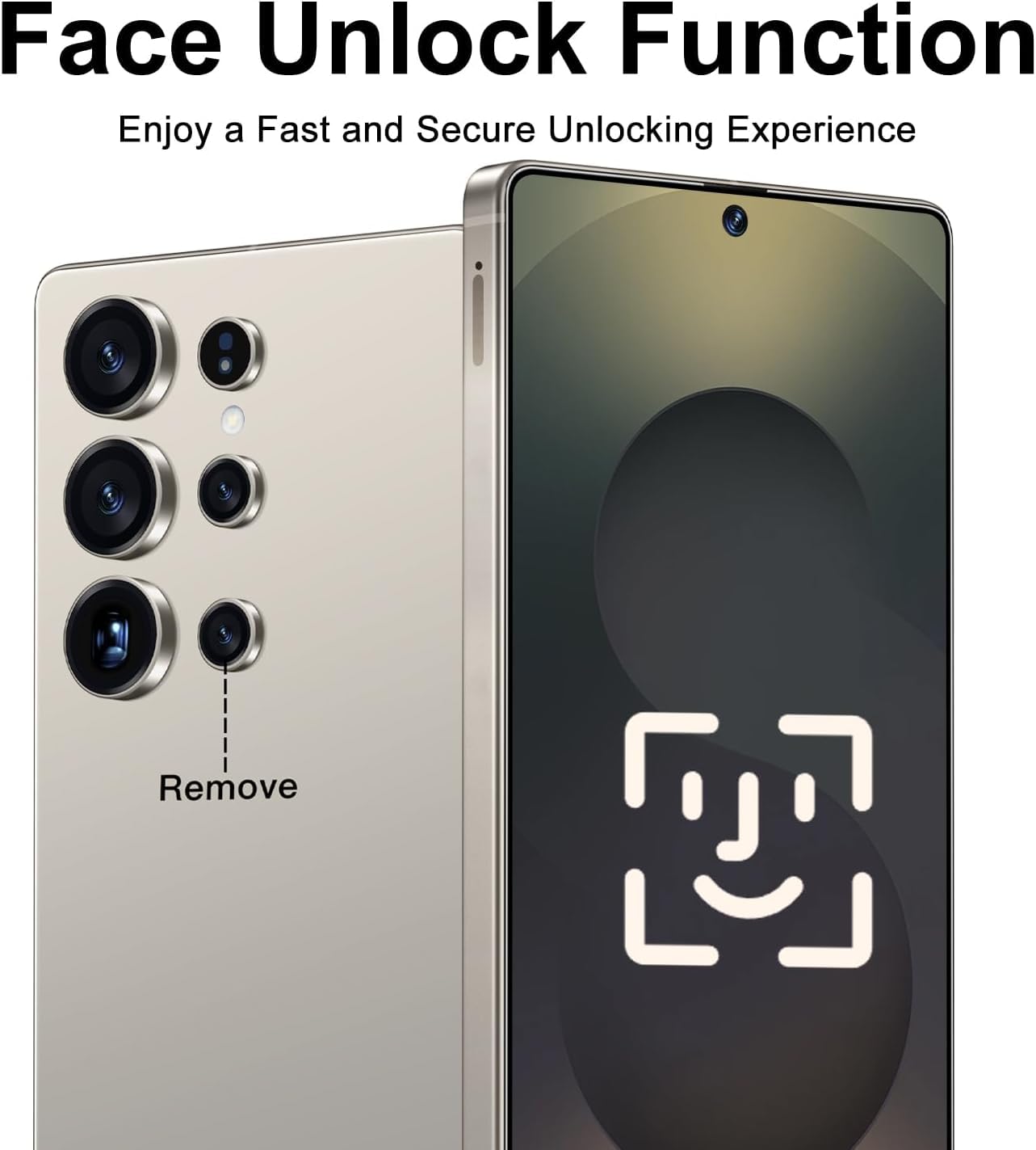 A26 Ultra 4G LTE - Telefono cellulare da 6,8 pollici, 8 GB di RAM, 256 GB di memoria ROM, doppia fotocamera principale da 108 MP + fotocamera per selfie da 64 MP, batteria ad alta capacità da