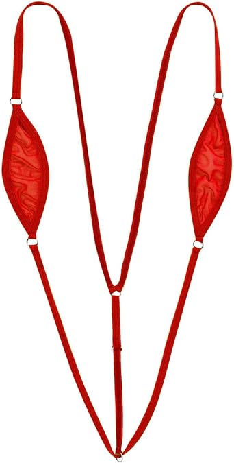 Womens Slingshot Micro Mini Monokini Bikini Thong Swimsuit Sexy Suspenders Teddy La