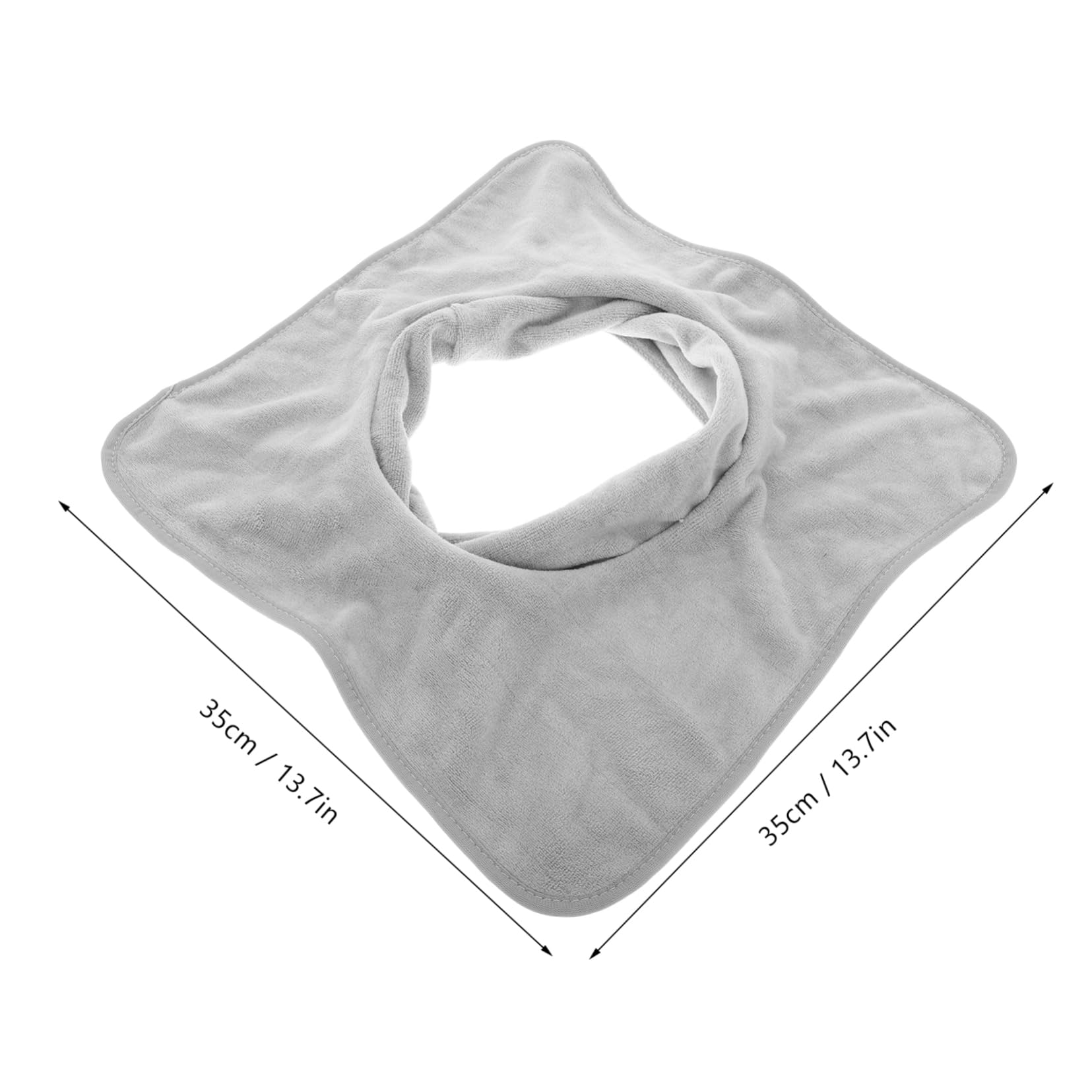 Didiseaon Beauty Bed Cover Towel with Facial Hole Pads Soft Massage Table Cover 35x35cm Salon Face Towels Hole