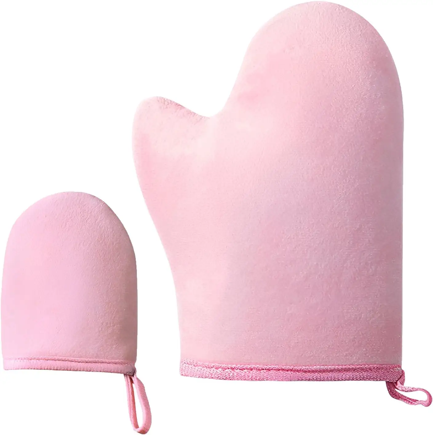 2 Piezas Guante Autobronceador Corporal, Self Tan Mitt Aplicador Autobronceador, Cuerpo Manopla, para Crema Autobronceadora Cuerpo y Acelerador Potenciador Bronceado-Marrón