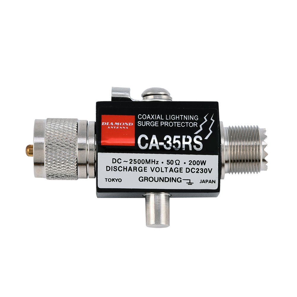 Surge Protector, Asixx CA-35RS Coaxial Surge Protector Arrester Male to Female UHF Connector Arrestor Surge