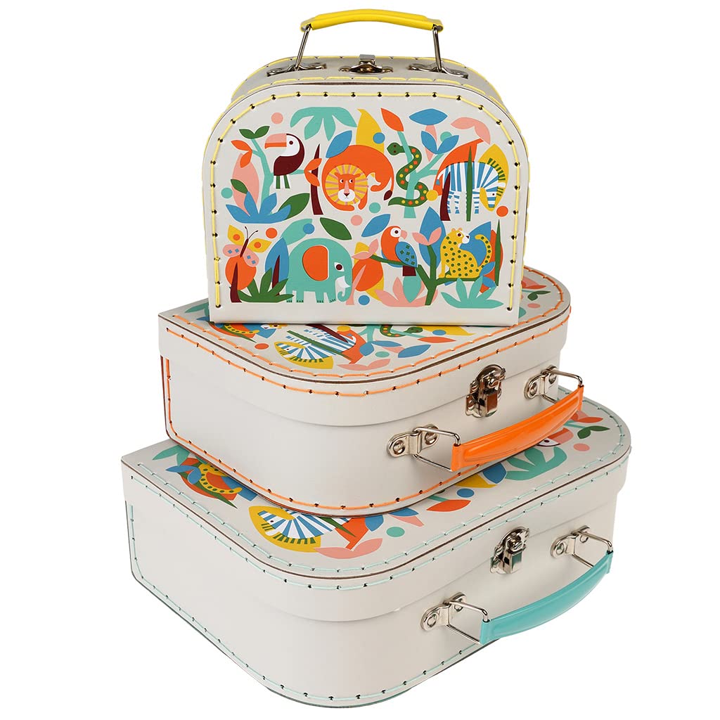 Rex London Unisex Kids Gris Children's Cases Wild Wonders (X3)
