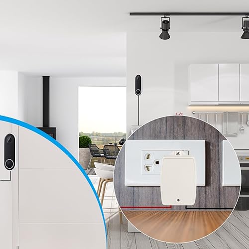 Miniatura 5 de Transformador de pared de 24 VCA 50 VA con fusible PTC, compatible con todas las versiones de timbre, termostato Nest, Ecobee, Sensi y Honeywell,