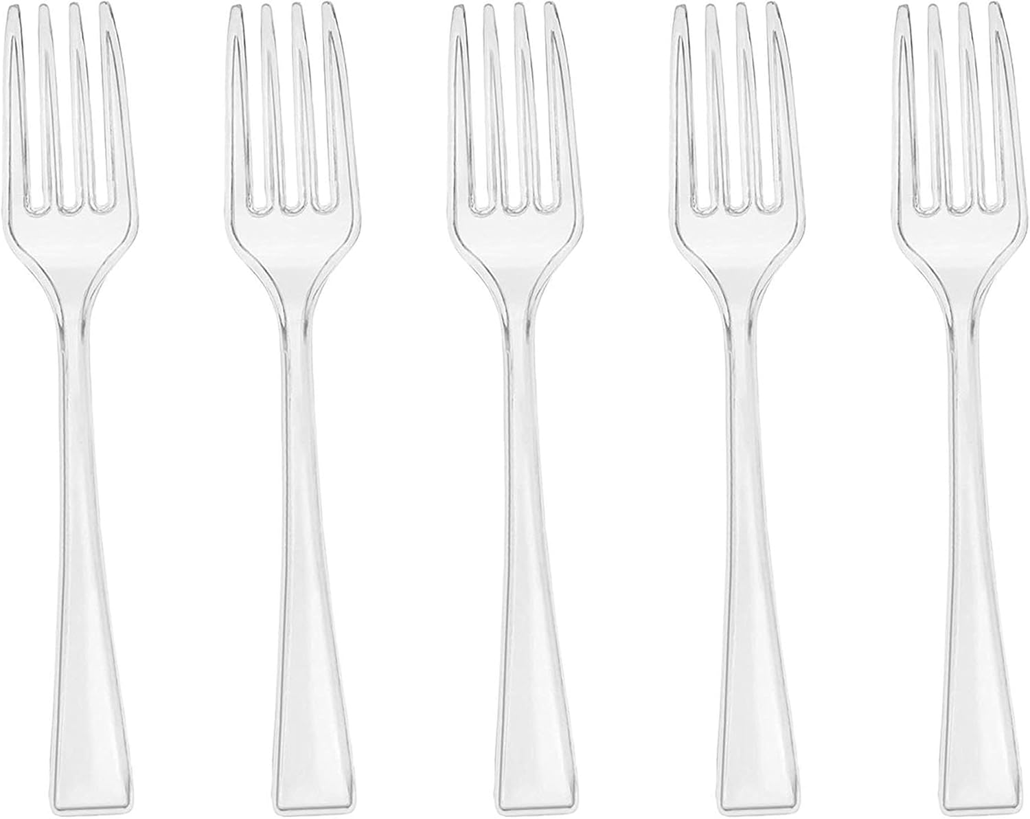 Clear Plastic Forks 960 Pcs Disposable Appetizer Forks 4" Mini Salad Forks
