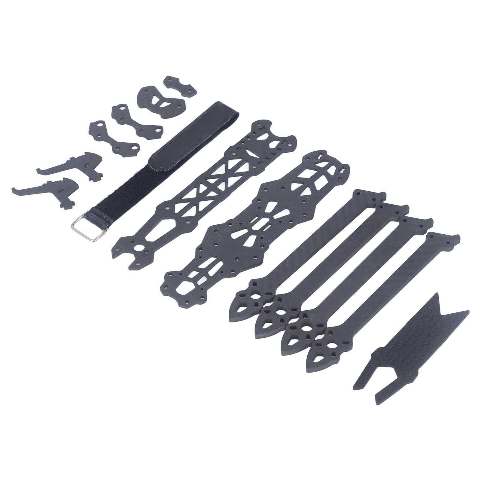 Telaio per Drone da Corsa RC da 7 Pollici 295 Mm, Kit Telaio per Drone da Corsa FPV in Fibra di Carbonio Compatibile con RF Kiss F3 F4 F7 (YELLOW