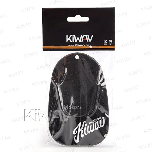 Miniatura 2 de KiWAV Accesorio de soporte para placa de soporte para motocicleta color negro suelo suave hierba pavimento caliente estacionamiento al aire libre