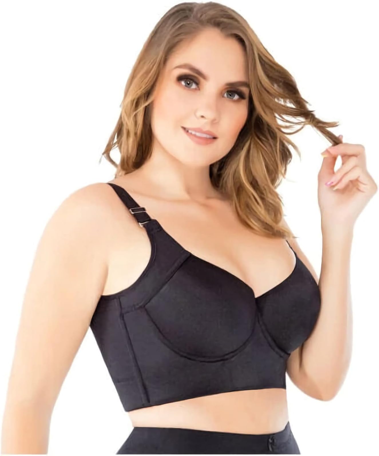 Full-Back Coverage Bra Hides Back Fat & Side Bra Fat, Women Deep Cup Bra, Sports Comfortable Women's Bras