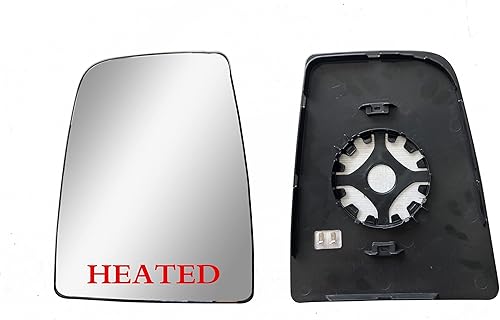 Cristal superior de repuesto del lado izquierdo del conductor con calefacción y placa para Ford Transit 150 250 350 de 2015 a adelante