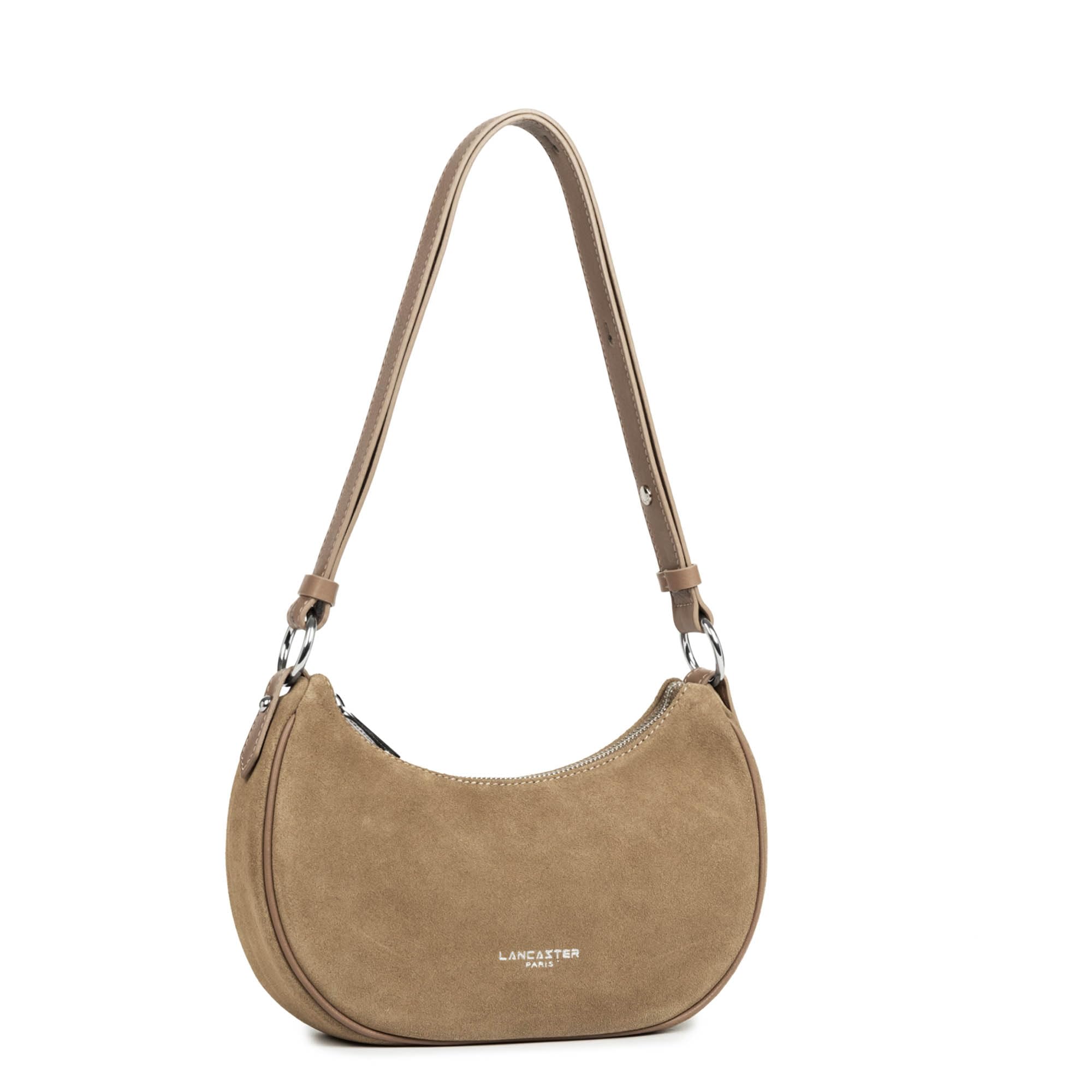 LANCASTER | Camoscio - Borsa piccola in pelle bovina effetto velluto sabbia