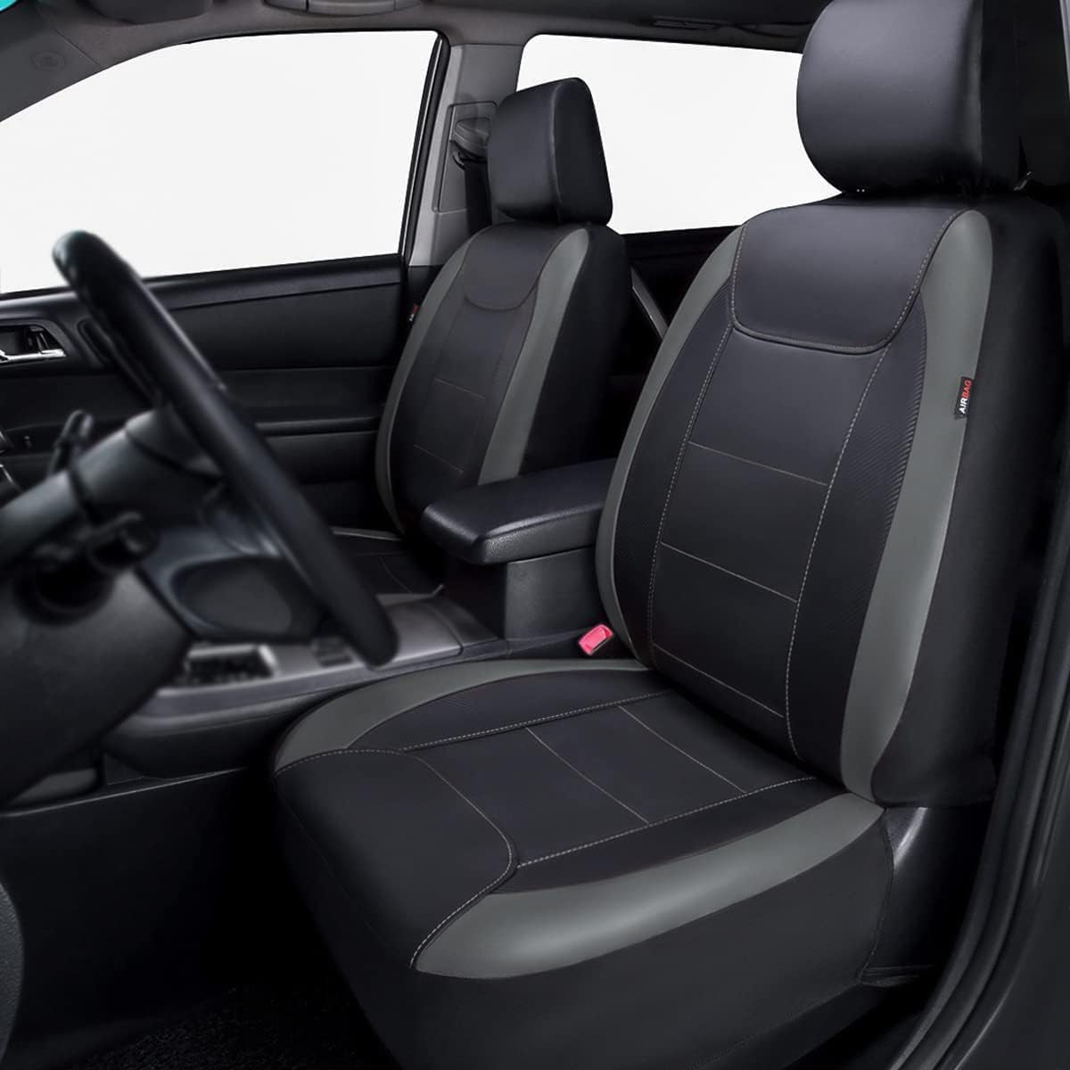 Coprisedili Auto Set Completo per Kia Amanti 2000-2023 2024 2025 | In pelle PU e morbida spugna, impermeabile e antiscivolo. Massimo comfort e protezione totale per la tua auto.
