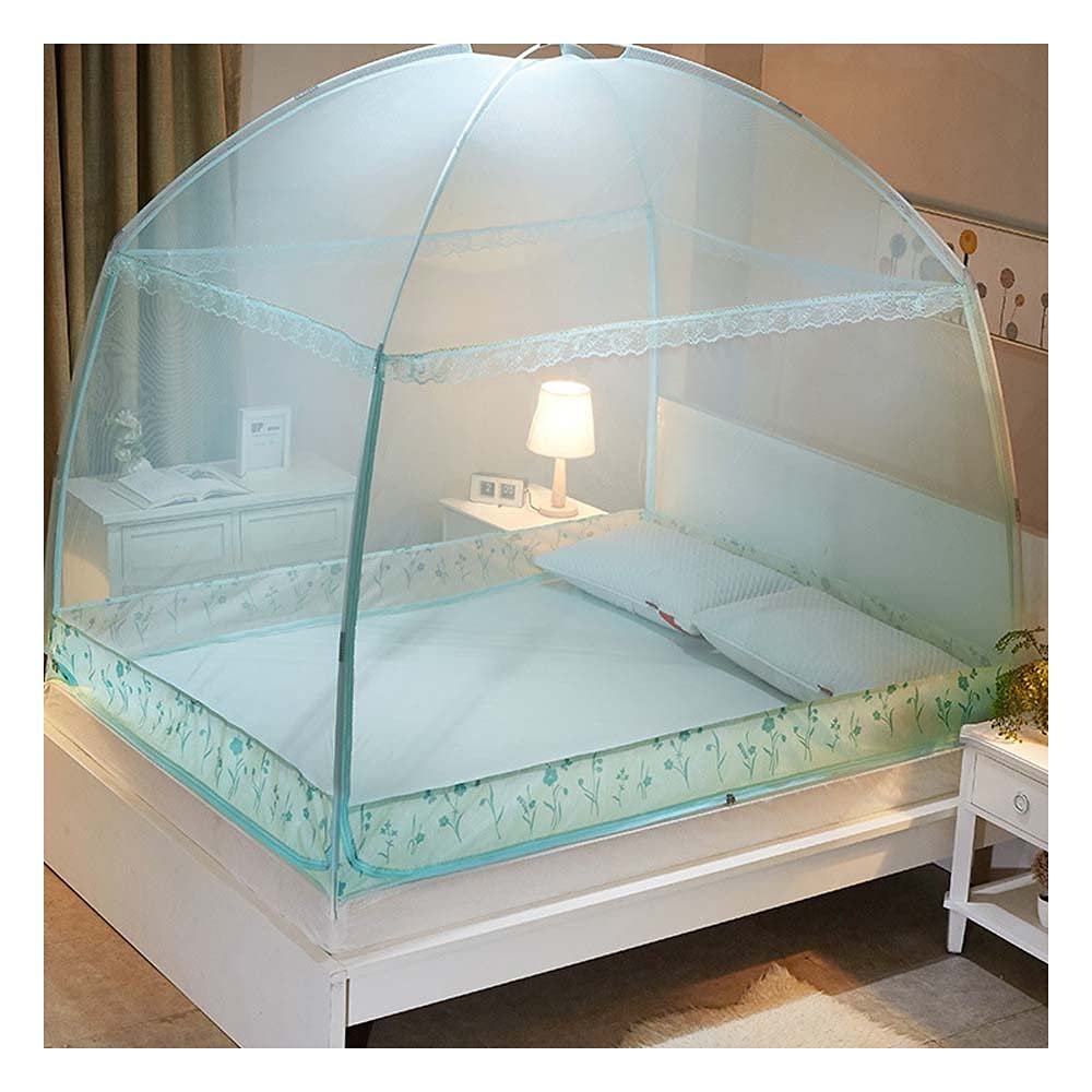 GJMSSMY Pop Up Mosquito Net, Portable Tent Travel Three Door Zipper Bed Net, Easy Installation And Fine Mesh, Perfect For Bedroom Outdoor,3,200 * 220cm