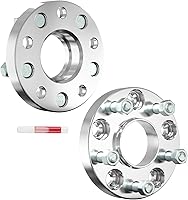 Vista 106 de KAX Espaciadores de rueda de 4 x 4 de 1 pulgada para Trail Boss 330, espaciadores de 4 lengüetas con orificio de cubo de 2.323 in de 1/2 pulgada x