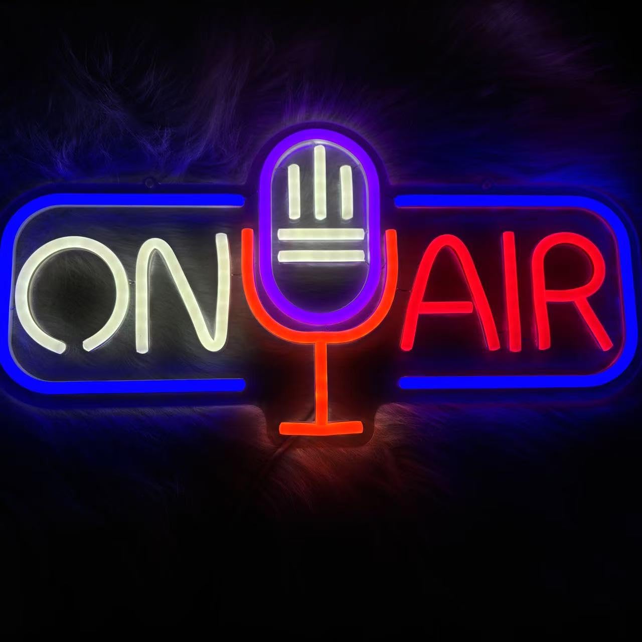 On Air Led Neon Sign Podcast Studio Neon Sign On Air Sign Streaming Sign Cool Led Signs Game Room Wall Art Decor Scene Decor - Image 3