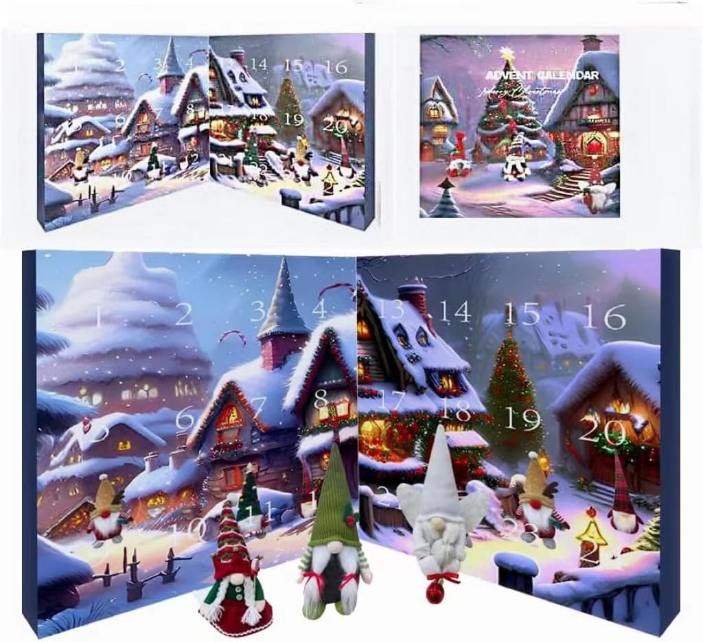 Gnome Christmas 2024 Calendar December