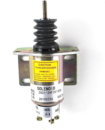 Thcbme Solenoid 2001-24F2U1B2A Fuel Shut Off Solenoid 24V for Woodward 307-2546 Disel Engine Parts