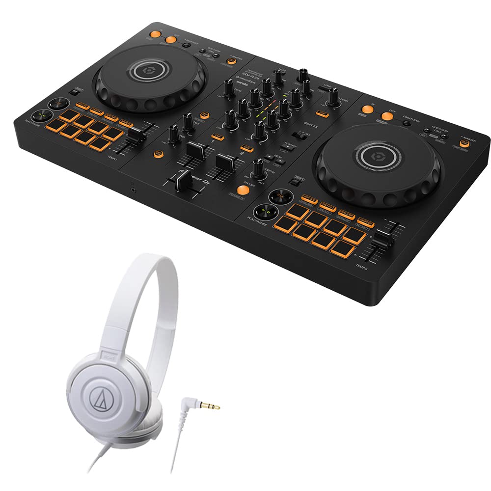 DDJ FLX-4 ヘッドフォン セット Amazon | DDJ-FLX4 ヘッドホンセット (ホワイト) | DJセット | 楽器