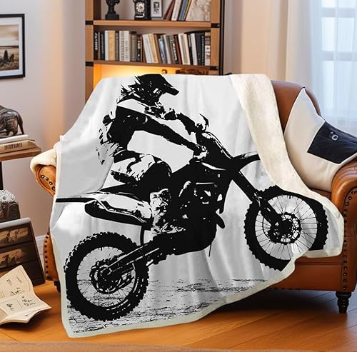 Manta de música de calavera, auriculares punk rock de rayas blancas, sherpa de felpa en 3D, niños, hombres, mujeres, mantas de lana de 50 x 60