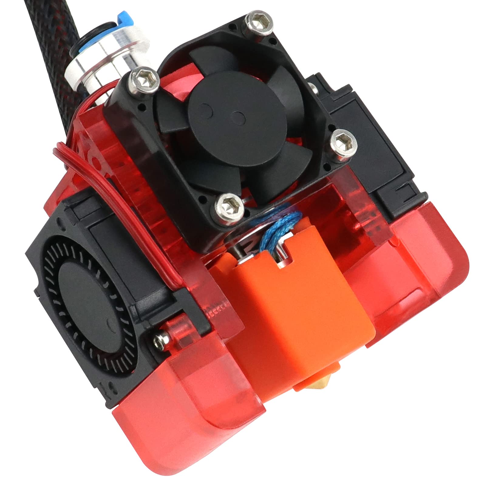 Yunbotong All Metal V6 Hotend. Upgraded V6 J-Head Bowden Extruder Hotend Accessories with 3 Cooling Fans(3010),Replacement Parts Hot End Kit for All 1.75mm E3D V6 Makerbot 3D Printer (24V Volcano) (B097H52J21) Amazon Price History, Amazon Price Tracker