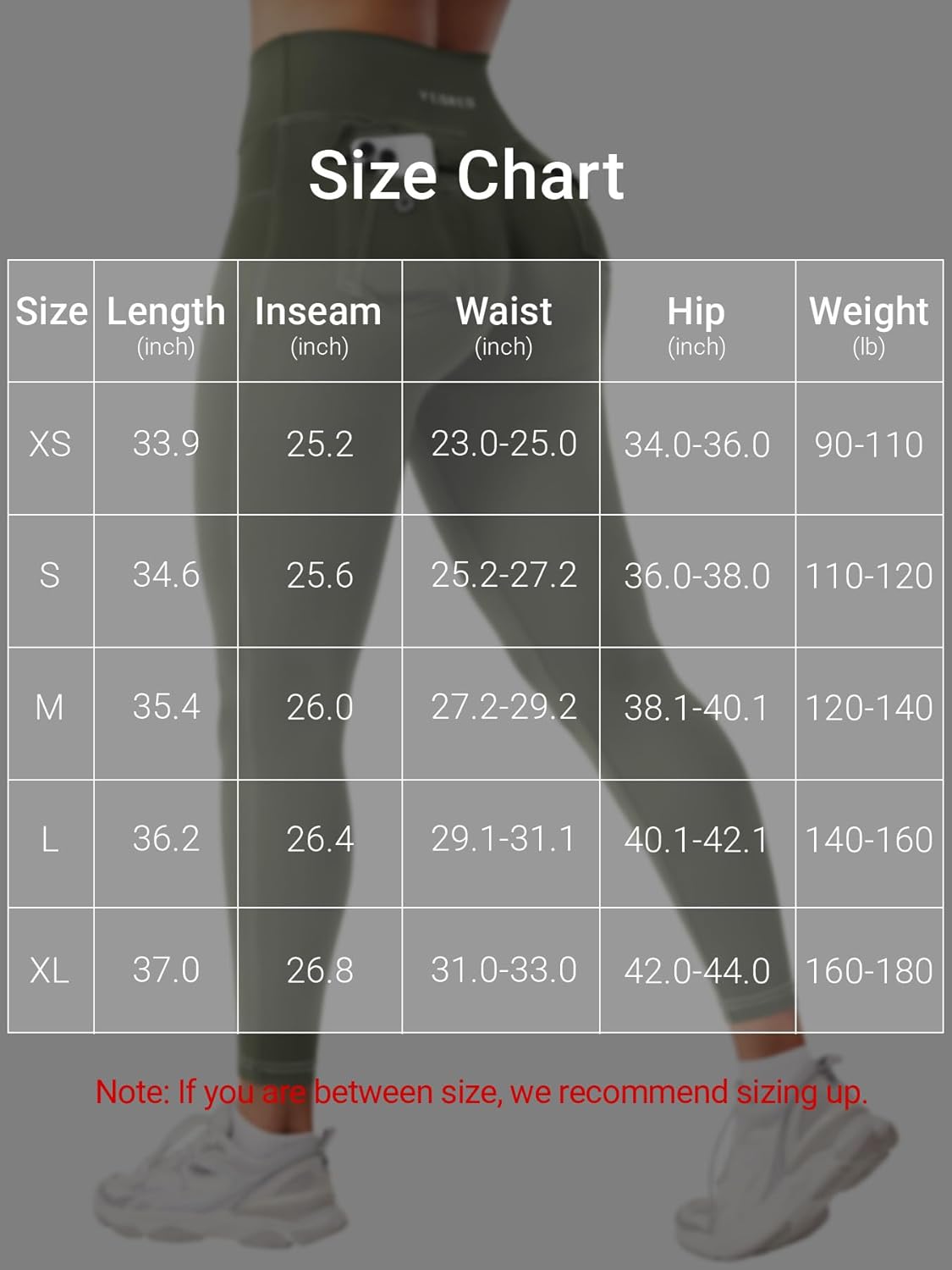 YEOREO CoreFlex Women Workout Leggings with Pockets Scrunch Butt Lifting Gym Cargo Denim-Look Yoga Pants - Image 6