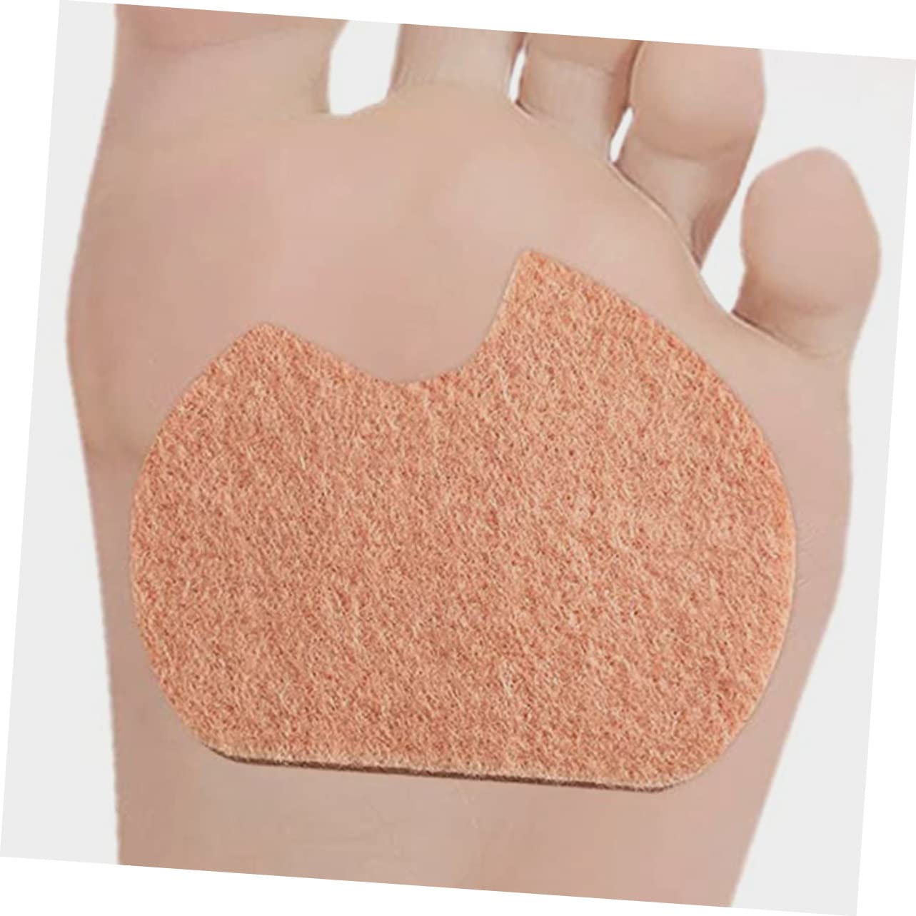 Healeved 4 Sätze Vorderfußpolster Mittelfußpolster Schuhe Fersenpolster Tänzerpolster Für Die Füße Vorfuß Unterlage Sohlen Gepolstert Griffe Fersenkissen Mittelfuß- Wollfilz 6 Paare * 4