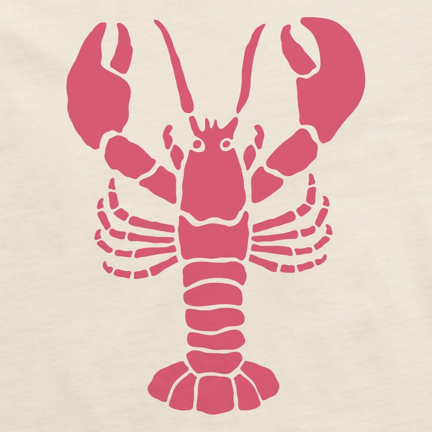 Life is Good. Women's Lobster Claws Short Sleeve Crusher Boxy Tee, Putty White