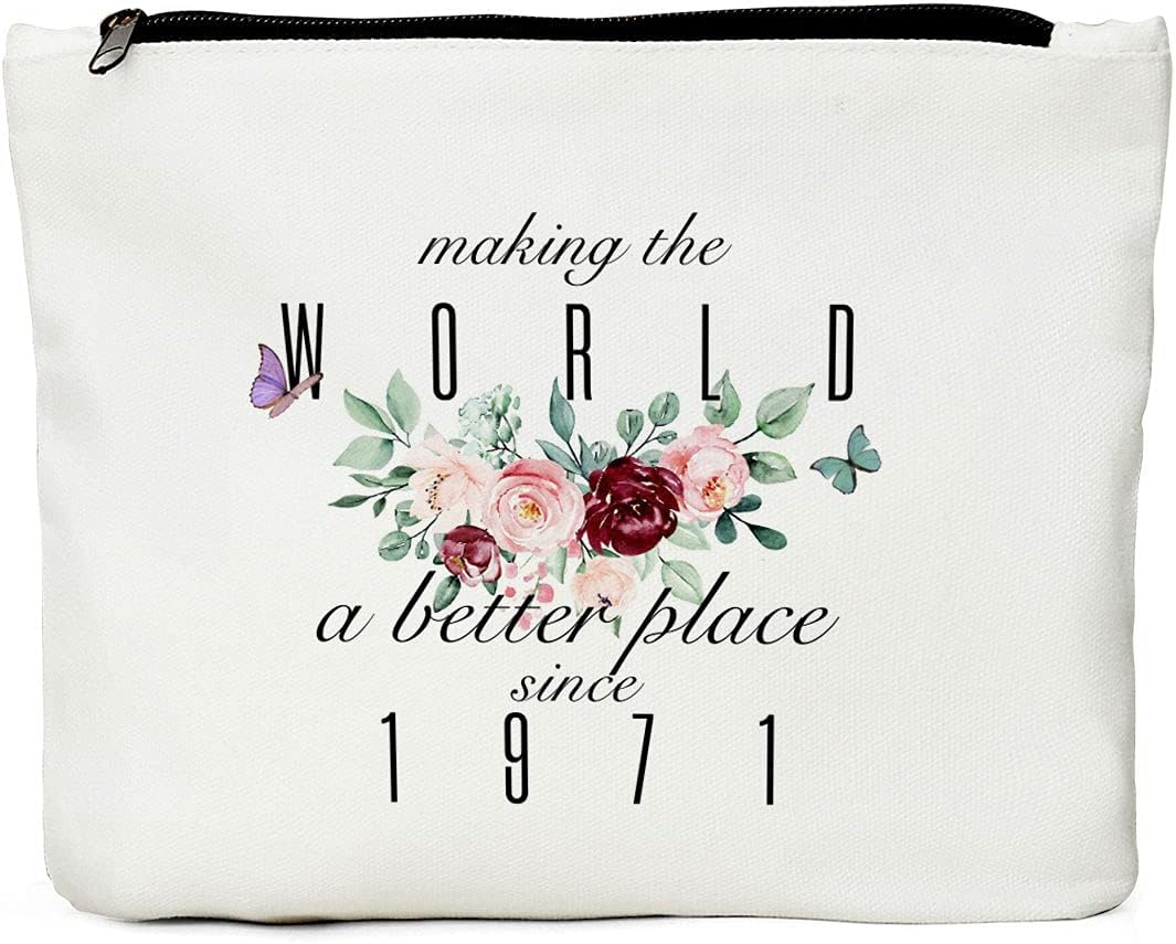50th birthday gifts for women, 1971 birthday gifts for women, 50th birthday Decorations Present for Women - Best 50 Year Old Birthday Gift Ideas for Mom, Wife, Friends, Coworker, Aunt, Boss-Since 1961