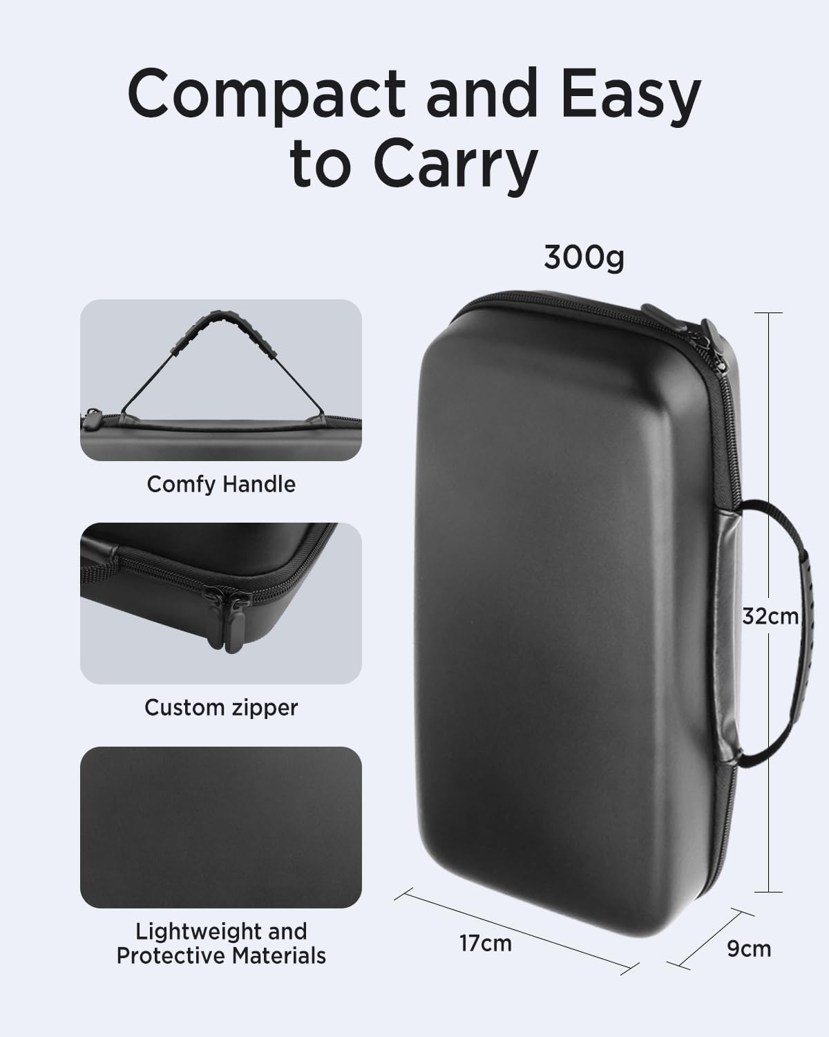 Miimall Custodia Protettiva per ROG Xbox Ally X, Cover Shockproof in Pelle PU, Nero
