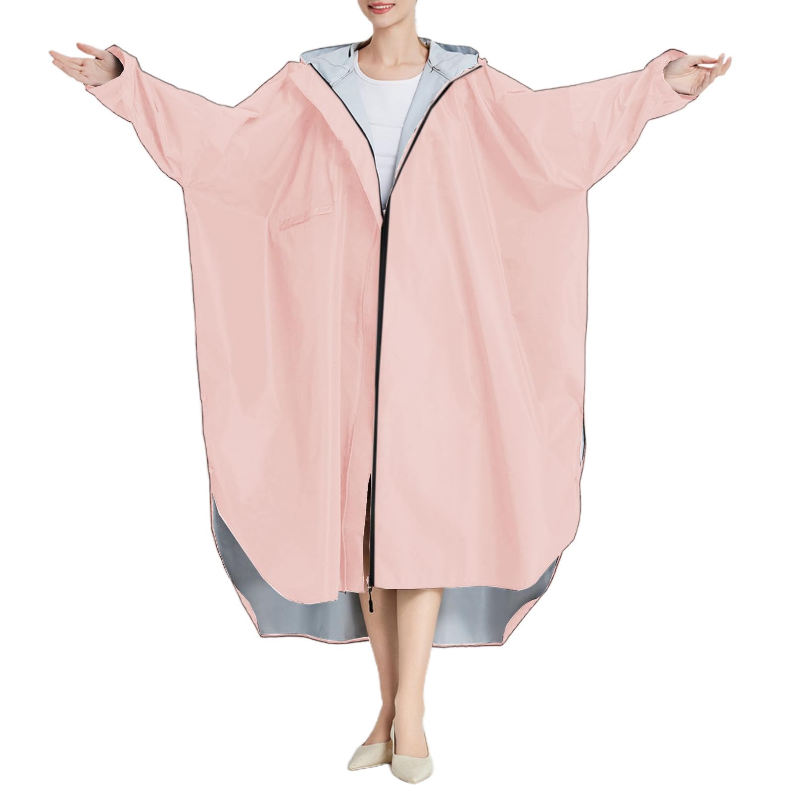 Genérico 2026 Chubasquero Poncho de Lluvia para Adultos, Unisex, Largo, Impermeable Exteriores con Capucha, Material, Ligero, Moderno, Ciclismo, Senderismo y Viajes. Amazon ES