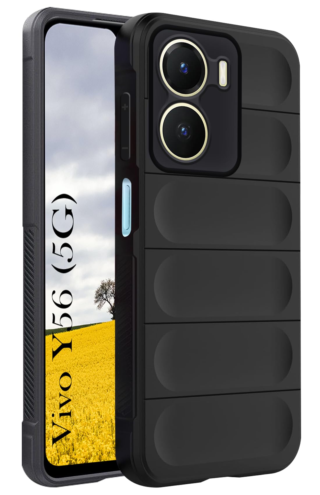 Jkobi Back Cover Case for Vivo Y56 5G (Matte Liquid Silicone | Camera Protection | Shockproof | Black) (B0CLB43FHR) Amazon Price History, Amazon Price Tracker