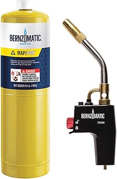 Bernzomatic Worthington Cylinder TS4000KC Map-Pro Trigger Start Torch Kit