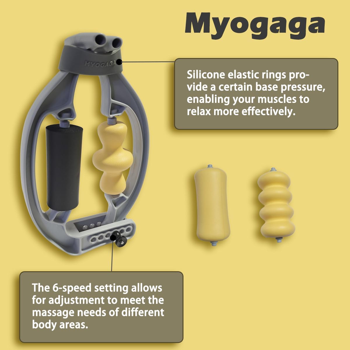 Tennis Elbow Relief & Pain Relief Forearm Roller with Three Replaceable Massage Rollers for Tissue and arm Massager(Comes with 3 Massage Rollers) - Image 4