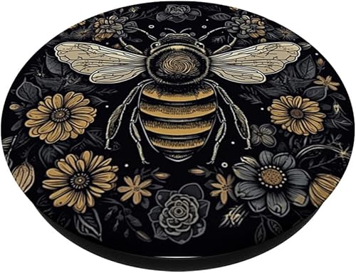 Miniatura 2 de PopSockets PopGrip intercambiables con diseño de abejorros y abejorros de abeja