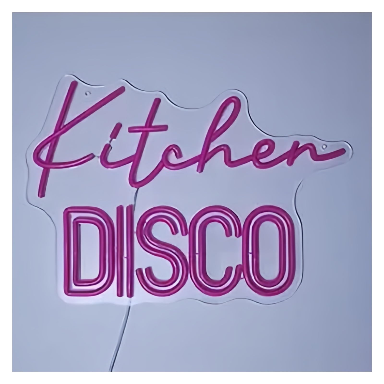 Insegna luminosa al neon Discoteca da cucina per insegne al per neon alimentate tramite per USB 29,21 cm x 40,64
