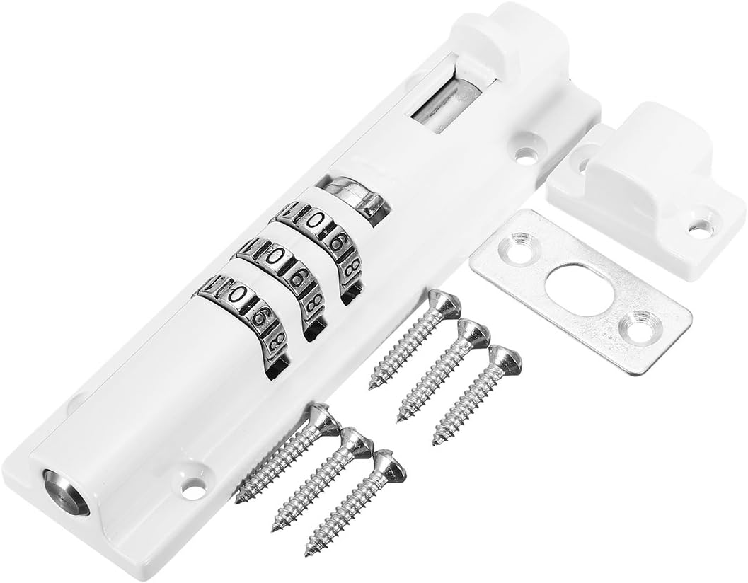 Combination Code Lock Mechanism Door Bolt Security Lock with Mounting