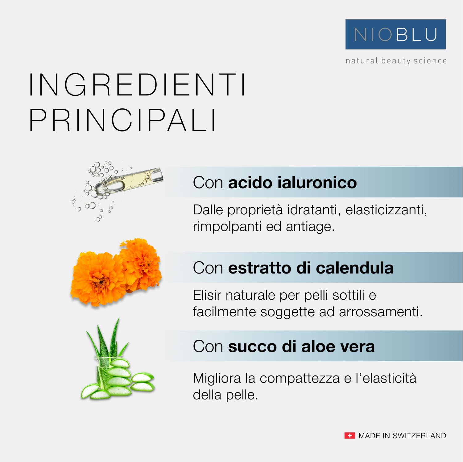 Nio-Crema Collo e Décolleté 50 ml – Con Niosoma NIO-ELASTID, Pullulano e Acerola – Effetto Lifting, Rassodante e Anti-Età per Pelli Mature