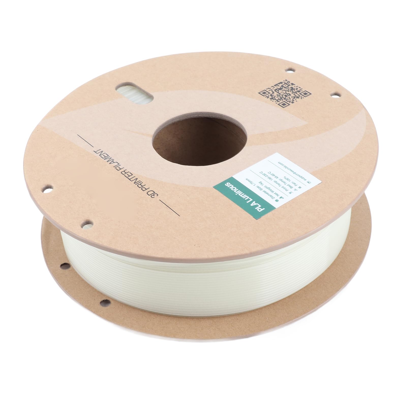 Filamento PLA Bright para Impresora 3D con Función que Brilla en la Oscuridad para Impresiones Exitosas de Alta Velocidad, Compatible con Artillery Anyc - Carrete de 1 Kg Entusiastas del