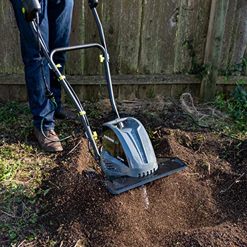 Earthwise TC70016 16-Inch 13.5-Amp Corded Electric Tiller/Cultivator, Grey