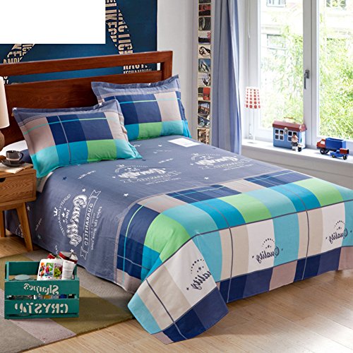 Feuilles de coton de qualité supérieure double drap 200x230cm