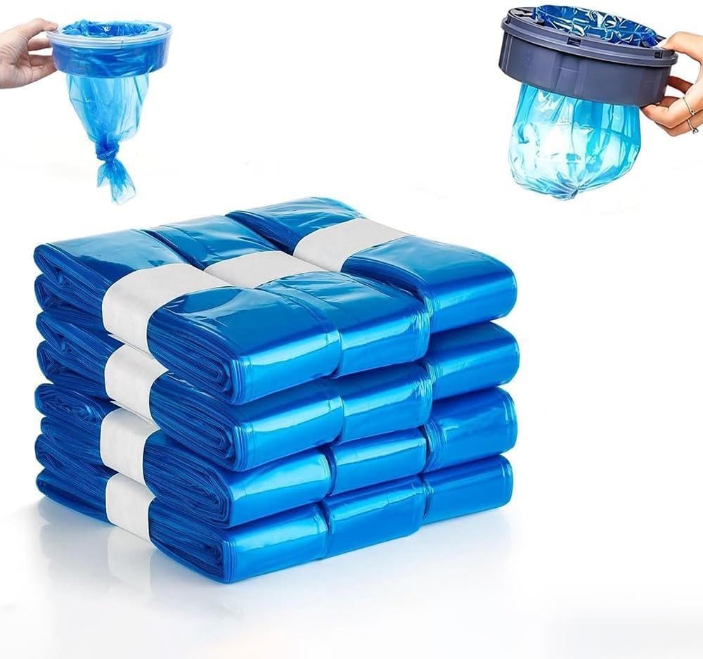 12-Pack Universal Nappy Bin Refills - Nappy Bin Refill Bags compatible with Tommee Tippee Twist & Click Refill - Odor Lock and Germ Protection - Baby Diaper Pail Liner