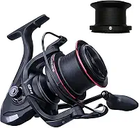 MARURI, Molinete de Pesca Praia TP 9000 V -14 Rolamentos - Drag:22kg - Carretel Alumino - C/Carretel Extra