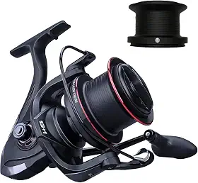 MARURI, Molinete de Pesca Praia TP 9000 V -14 Rolamentos - Drag:22kg - Carretel Alumino - C/Carretel Extra