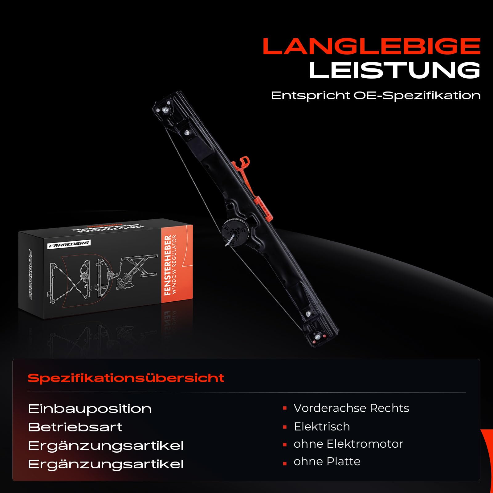 Frankberg Fensterheber Vorne Rechts 51723317