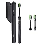 Philips Sonicare Rechargeable Toothbrush, Brush Head Bundle, Shadow Black, BD3001/AZ
