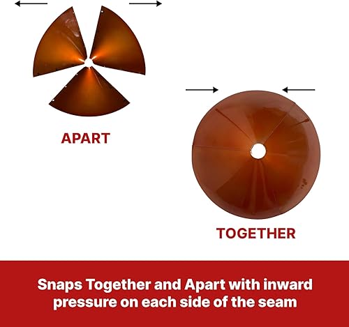 Miniatura 8 de Predator Guard - Bafle de ardillas, protege los comederos y postes colgantes para pájaros, a prueba de mapaches y ardillas, comederos de pájaros y