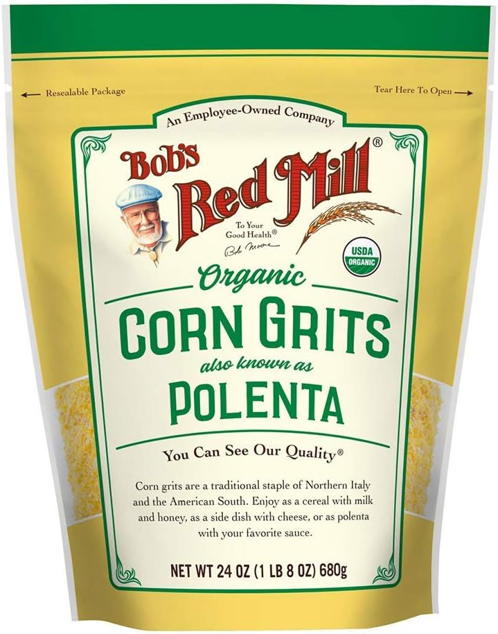 Corn Grits Polenta 24 OZ (Pack of 4)