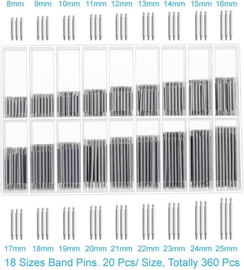 Selizo Watch Link remover Kit with User Manual – Watch Spring Band Tool and Link Remover with Watch Pin for Watch Repair