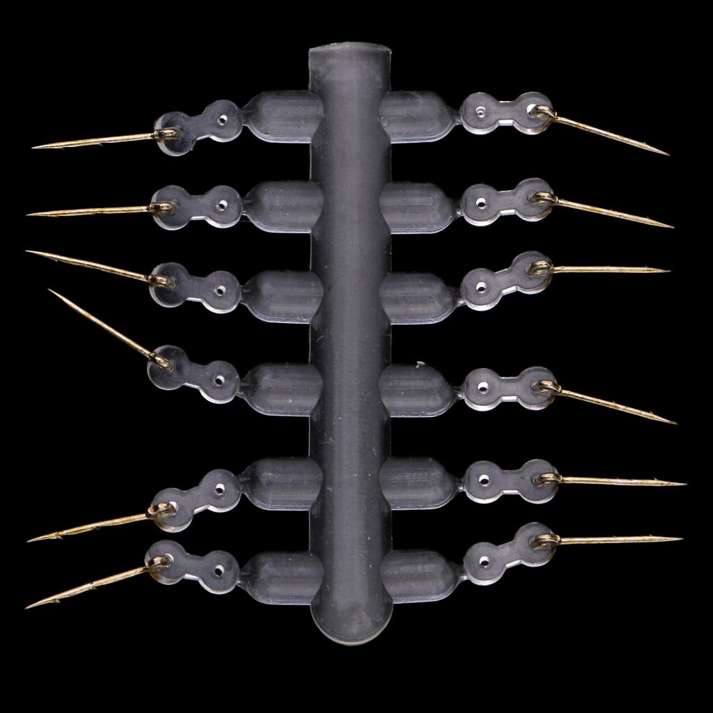 12 Pointes à Bouillettes Acier Inoxydable Avec Anneaux Silicone – Pour Pêche à La Carpe, Tailles 7/10/15 Mm