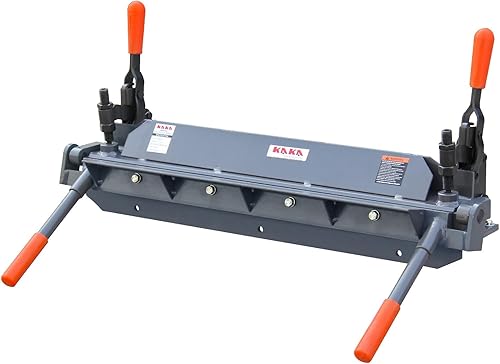 Miniatura 3 de KAKA W-2418 - Freno de mano de chapa metálica de 24 pulgadas, freno de flexión de chapa sólida, capacidad de acero suave de calibre 18