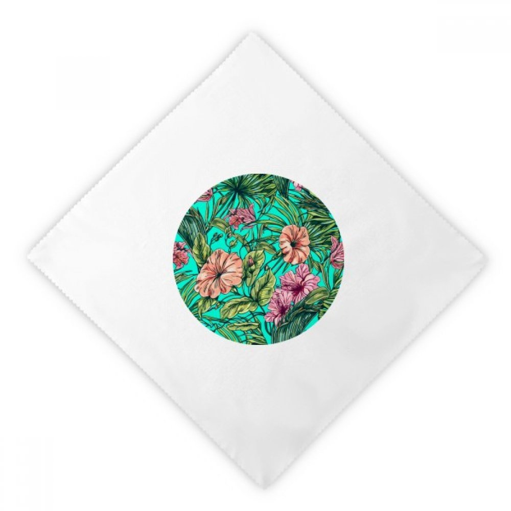 Fleur plante verte serviette de table lavable pour vos déjeuners de printemps en famille